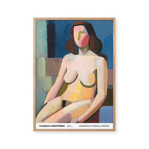 Peléton Sittande Kvinnlig Modell, 1942 70x100 Affisch