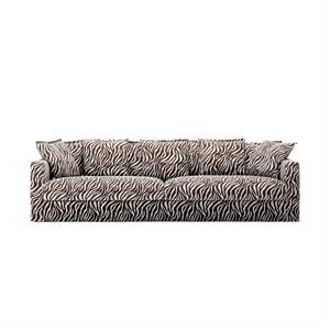 Decotique Le Grand Air 4-sitssoffa Zebra/ Brun/ Vit