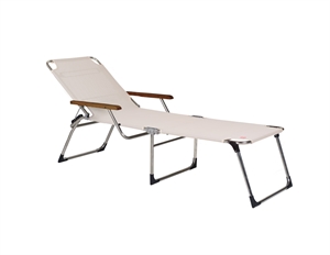 Fiam Amigo Solsäng Med Armstöd Beige/ Vit