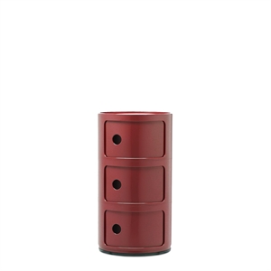 Kartell COMPONIBILI CLASSIC 3-skåp Burgundy