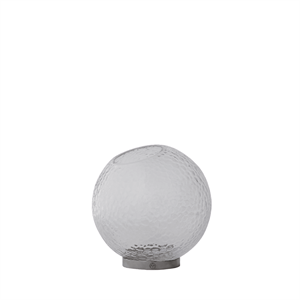 AYTM GLOBE BUBBLES Vas Ø21 Transparent/ Silver
