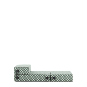 Kartell TRIX LIBERTY OBI CHECK Utomhusmadrass/Soffa Salvia