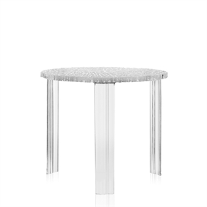Kartell T-TABLE Ll Sidobord Kristall