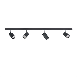 Antidark Designline Tube Kit 2m + 4 Spots Svart