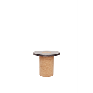 Frama Sintra Sidobord/Soffbord Liten Svart Marmor/Kork
