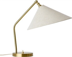 Gubi Gräshoppa Bordslampa Mässing/ Canvas