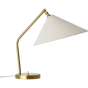 Gubi Gräshoppa Bordslampa Mässing/ Canvas