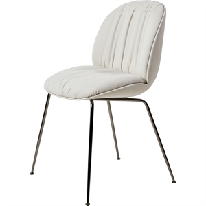Gubi Beetle Soft Matstol Svart Krom/Reales/Limonta 001