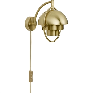 Gubi Multi-Lite Vägglampa Mässing