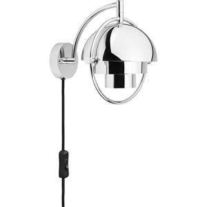 Gubi Multi-Lite Vägglampa Krom