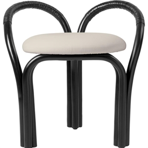 Gubi Bistra Pall Ebenholtslackerad rotting/Fustagno Limonta 001