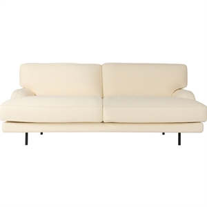 Gubi Flaneur 2-sits Soffa Svart/ Bouclé 001