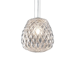 FontanaArte Pinecone Taklampa Stor Transparent/ Krom