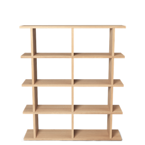 Ferm Living Kona Bokhylla 2x4 Natur