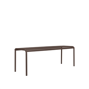 Ferm Living Dapple Outdoor Bench Mörk Choklad