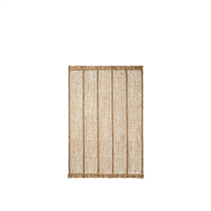 Ferm Living Athens Stripes Matta 140x200 Natur/ Naturvit