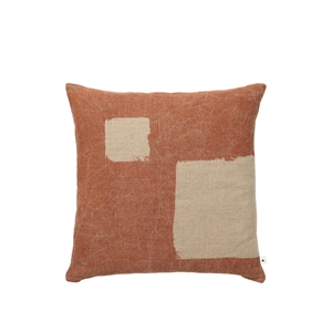 Ferm Living Oleo Kuddfodral 50x50 Terracotta/Natural