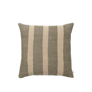 Ferm Living Oleo Cushion 50x50 Te Grön/Naturlig