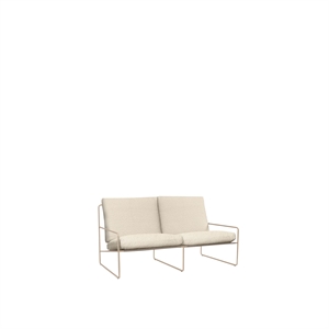 Ferm Living Desert 2-sits Soffa Bouclé/Cashmere/ Naturvit