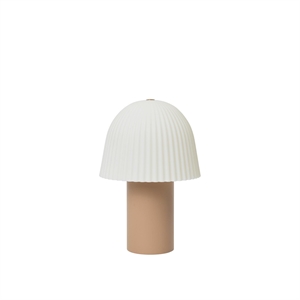 Ferm Living Frill Bärbar Lampa Rose/ Vit