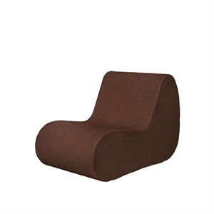 Ferm Living Rouli Centre Module Pure Bouclé/Chestnut Brun