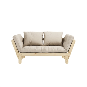 Karup Beat Soffa Klarlackerad Furu/747 Beige