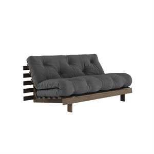 Karup Roots Bäddsoffa 160x200 Carob Brun/734 Mörkgrå