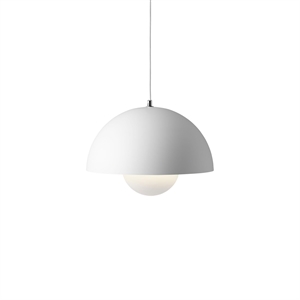 &Tradition Flowerpot Hänglampa VP7 Matt Vit