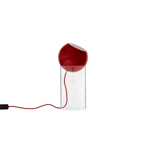 &Tradition Topan VP14 Golvlampa Topan Golvlampa VP14 Transparent Akryl/Vermilionröd