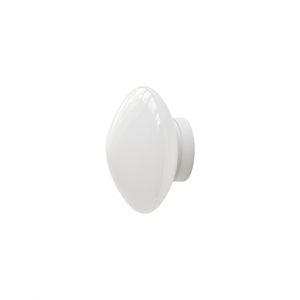 &Tradition Mist AP22 Vägg-/ Taklampa Ø25 Vit/Opalglas