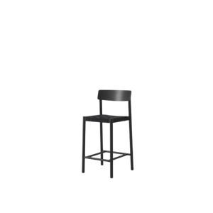 &Tradition Betty TK12 Barstol Svartlackerad Ask/ Svart Linneklott