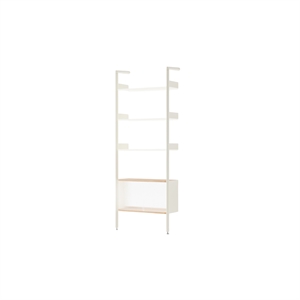 &Tradition Rombe Full Bay IF3 Skåphylla Lackad Ek/Alabaster