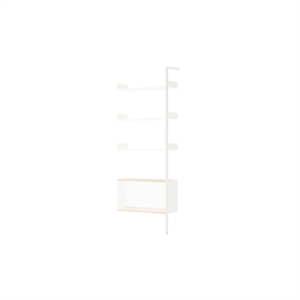 &Tradition Rombe Bay IF6 Skåp Extra Hylla Lackad Ek/Alabaster