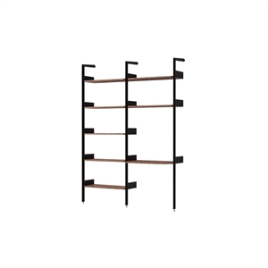 &Tradition Rhomb IF1 &IF5 Hyllkonfiguration B Lackad Valnöt