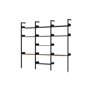 &Tradition Rombe IF2 &IF4 & IF5 Hyllkonfiguration i Lackerad Valnöt/antracit