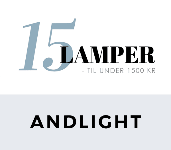 15 lampor under 1500 kr