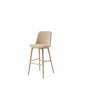 &Tradition Rely HW135 Barstol Hög Rygg Lackad Ek/Karakorum 003 Duna