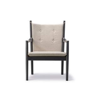 Fredericia Furniture 1788 Svartlackerad/Linne Natur