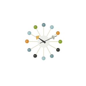Vitra Ball Clock Väggklocka Multifärgad