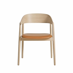 Andersen Furniture AC2 Matstol Vitpigmenterad Ek/Cognac