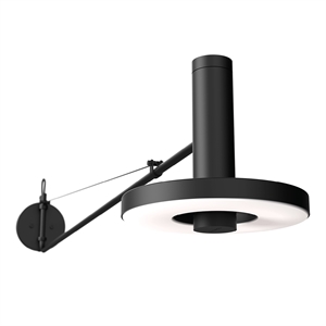 Tonone Pärlor Vägglampa 120 Rökig Svart