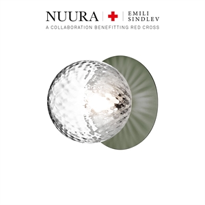 Nuura X Emili Sindlev Liila 1 Vägglampa Medium Hopeful Grön/ Transparent Optik