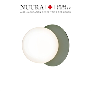 Nuura X Emili Sindlev Liila 1 Vägglampa Medium Hopeful Grön/Opal