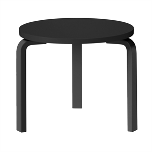 artek 90D Bord Svart/ Svart Linoleum