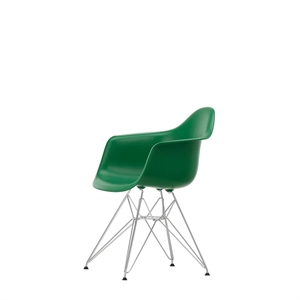 Vitra Eames Plast DAR Matstol RE Emerald/ Krom