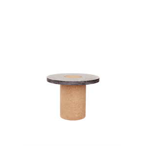 Frama Sintra Sidobord/Soffbord Stor Svart Marmor/Kork