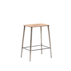Frama Adam Pall H50 Rå Stål/Läder