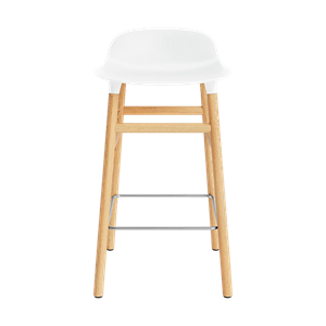 Normann Copenhagen Form Barstol H65 cm Vit/Ek