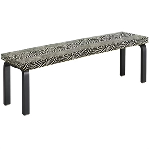 artek 168B Bänk Svart/ Zebra