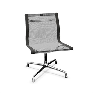 Vitra Aluminium EA 105 Kontorsstol Netweave Mörkgrå/ Krom